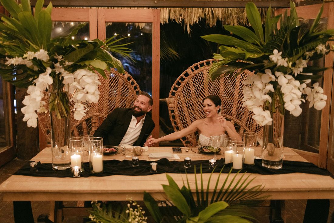 Orchid reception · Tulum