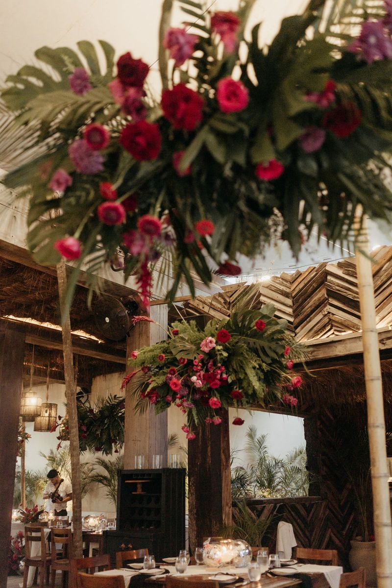 Floral installation · Tulum