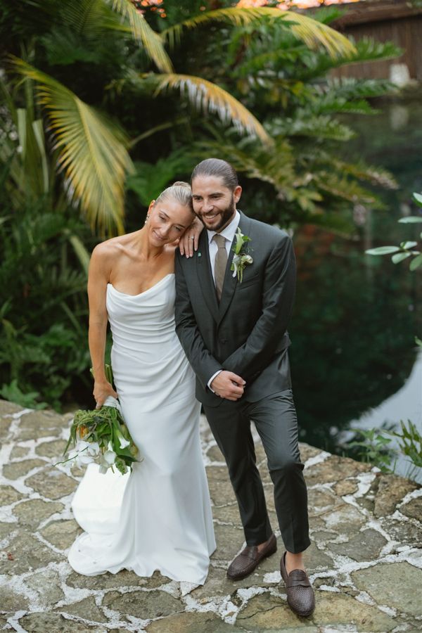 Kelly & Quino, just married at Vesica