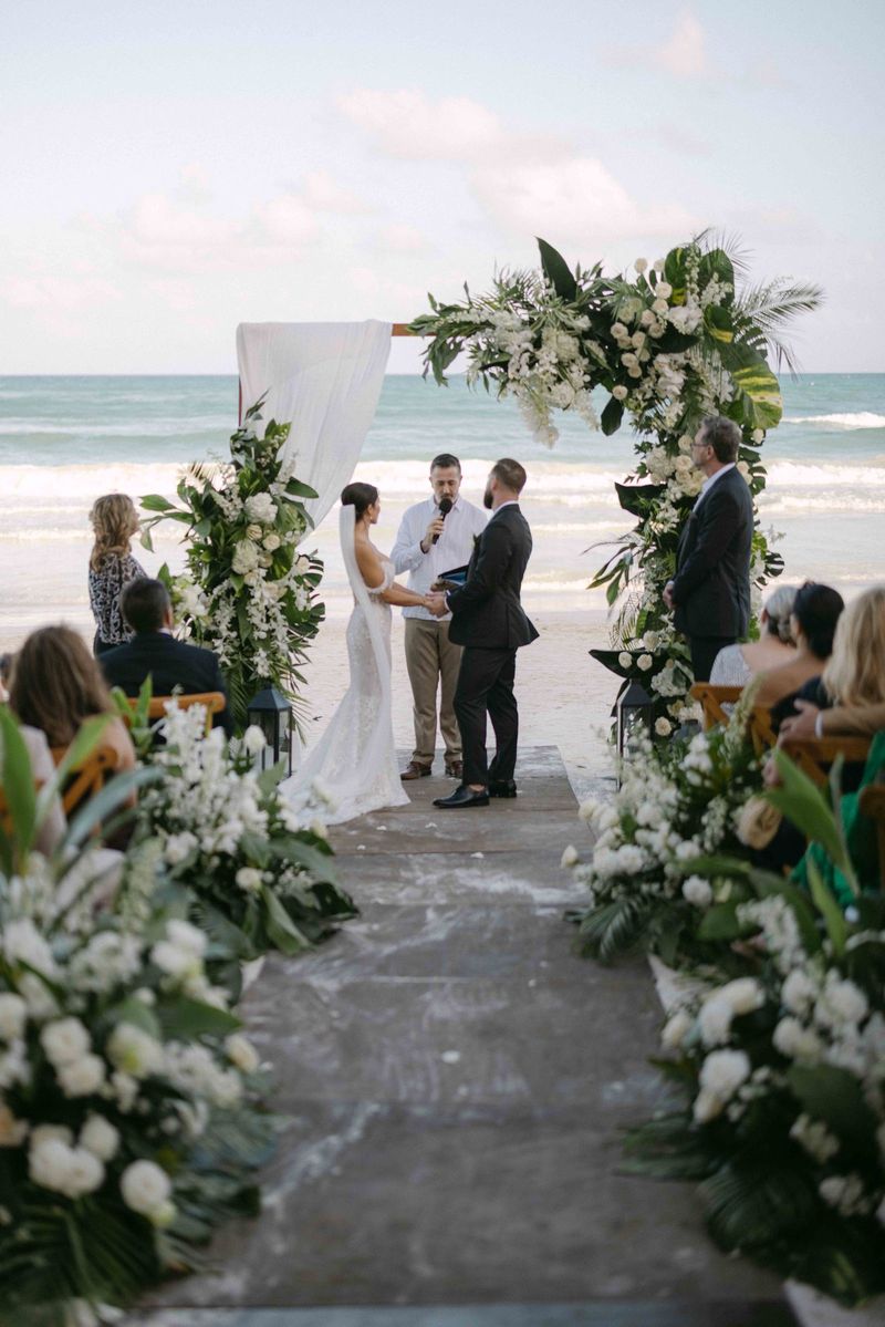 Beach ceremony · Tulum