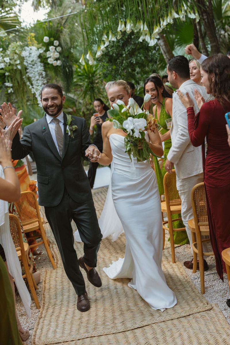 Kelly & Quino · just married