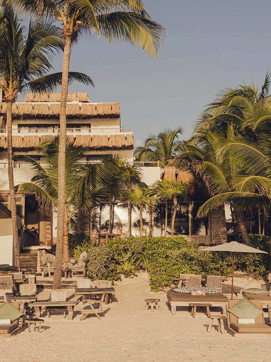Beachfront venue in Tulum