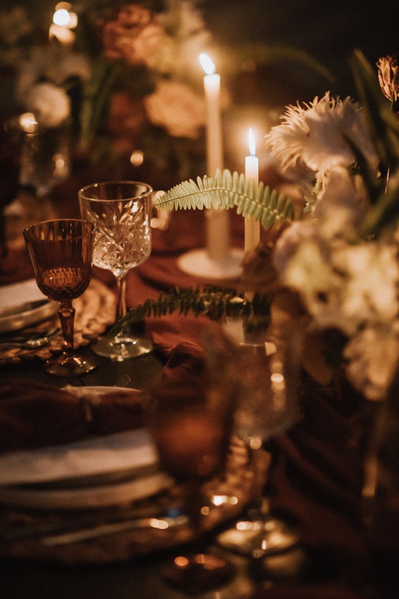 Candlelit tablescape · Tulum
