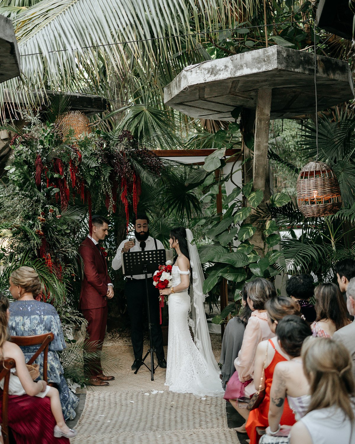 Wild wedding celebration