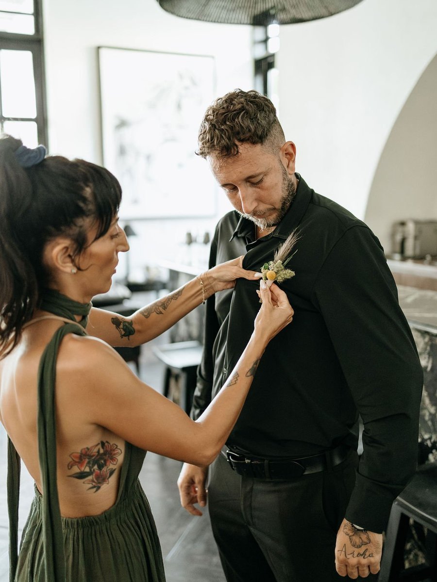 The boutonnière — Destination Weddings Tulum team