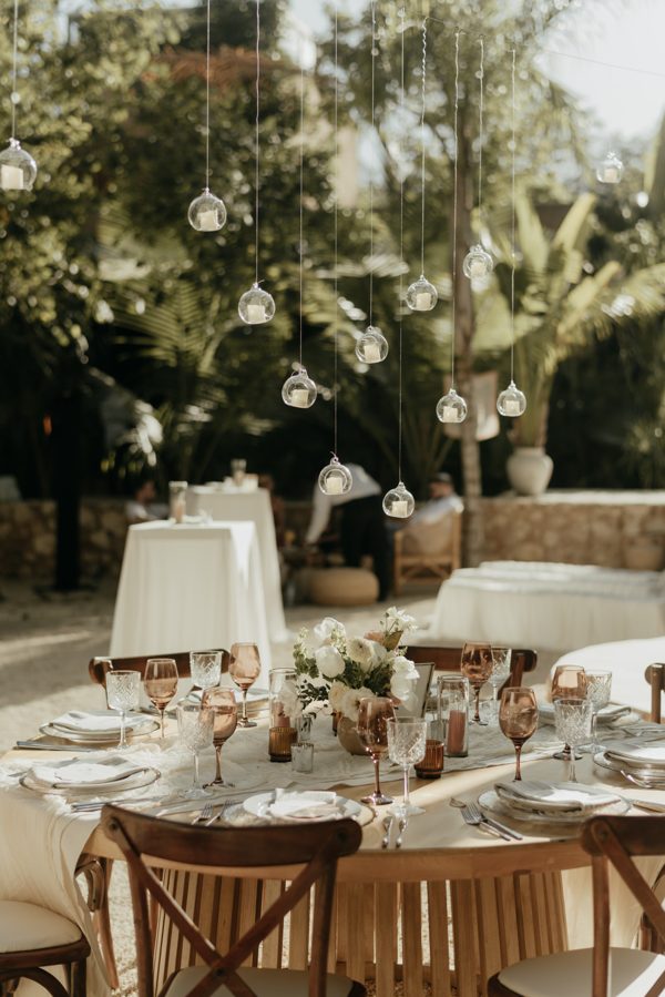 Dinner in the garden at Najil Chak